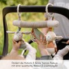 Fehn Activity Trapeze Hanging with Sheep & Donkey Animal Pendants