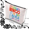 BDPWSS Bingo Makeup Bag Bingo Lover Gambler Gift Bingo Game