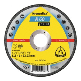 Klingspor A 24 R 13754 Cutting Wheel 100 x 2.5 x 16 mm 115 x 1 x 22,23 mm gerade 25 Stück
