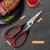 Astercook 2 Pcs Kitchen Scissors, Heavy Duty Shears with Serrated
