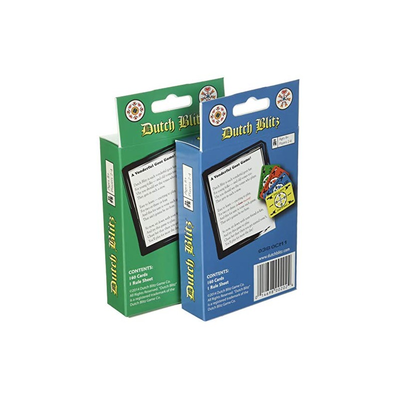 Dutch Blitz: Original and Expansion Combo, Fast Paced Card Game,