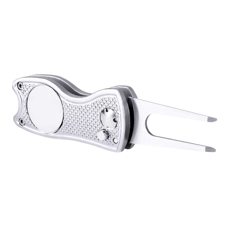 Mile High Life All Metal Foldable Golf Divot Tool with