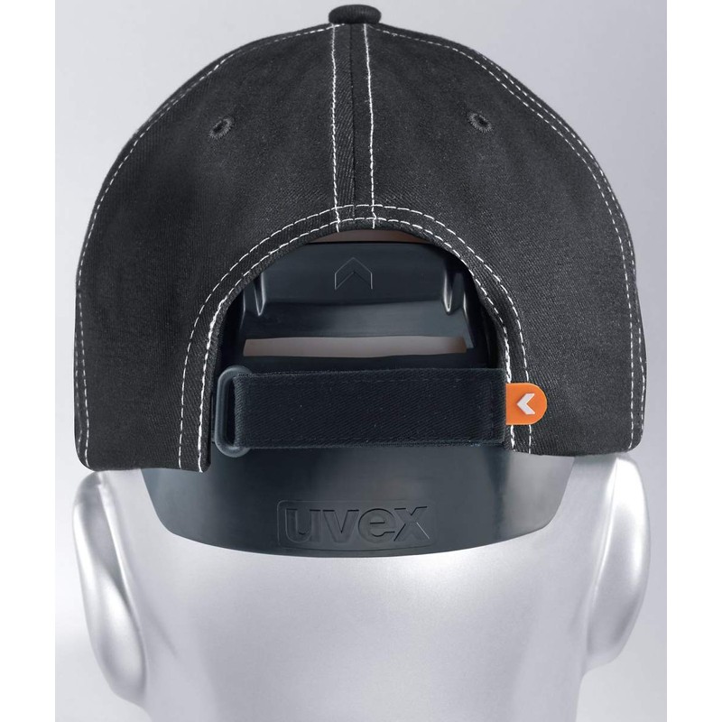 Uvex Uxucap_60-63 Industrial Bump Cap, Black, 60-63 Size