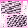 wiwoseo Bottom Lash Clusters with Bottom Lashes Clusters Wispy Lash