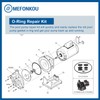 MEFONKOU PB4-60 O-Ring Repair Seal Kit & Shaft Pump Compatible
