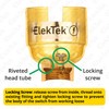 ElekTek Lamp Holder Un-Switched Bayonet Cap B22 Half Inch Entry