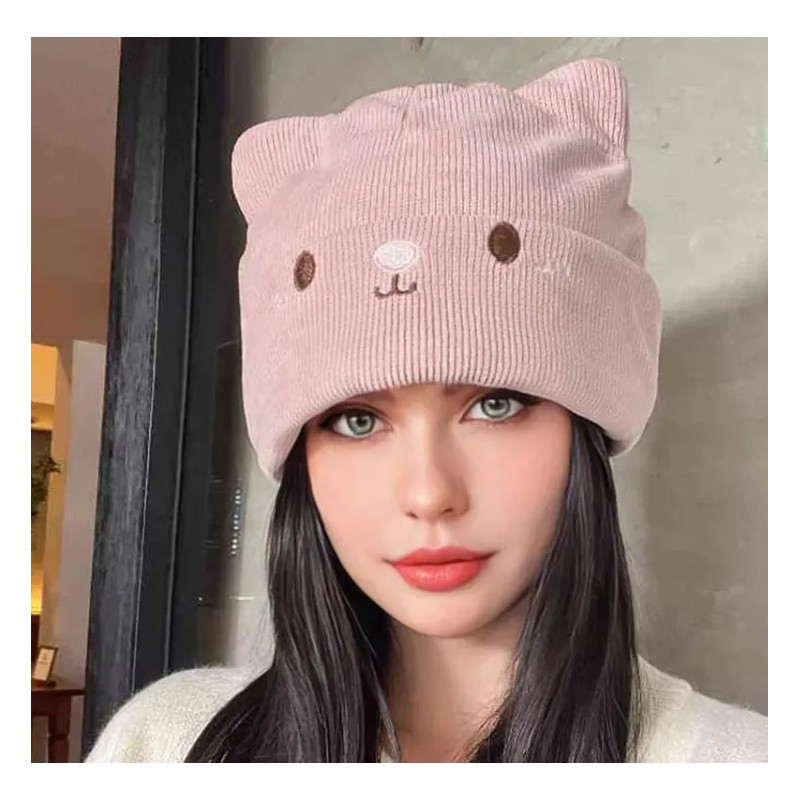 Gorrito Gorro De Cara De Gato Gatito Kawaii Orejitas Miau