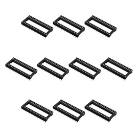 Rebower DIP IC Chip Socket Adapter Soldering [for PCB Circuit Board] - 2.54mm Pitch/32 Flat Pins/ 25 Pcs