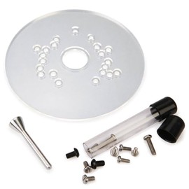 JASPER Unversal Router Base Plate for Trim Routers | Compact Routers Plate with Screws