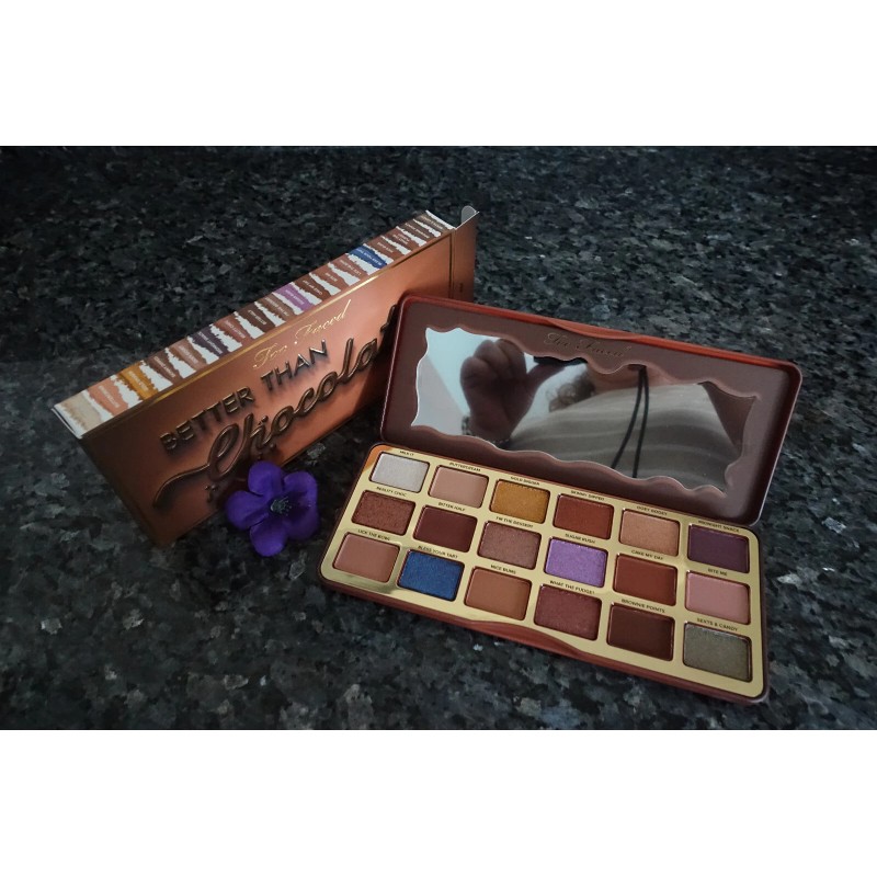 Too Faced better than chocolate cocoa infused eyeshadow palette new
