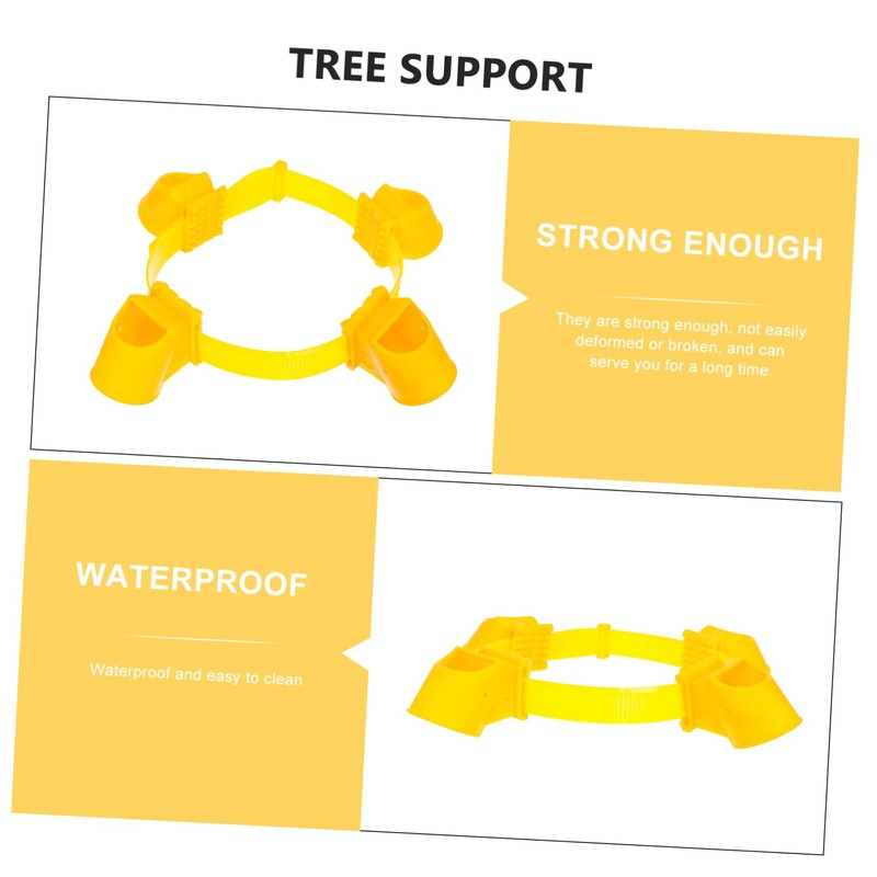 Levemolo 1set Tree Stump Support Fixator Cups for Windproof Tree