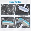2 Pcs Pet Hair Remover, 4 in1 Long Handle Lint