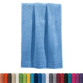 Erwin Müller Heidelberg Bath Towel 100% Cotton Light Blue Size 100 x 150 cm - Absorbent, Good Drying, Compact, Lightweight Quality - Ideal for Sports, Beach, Travel (Other Colours)
