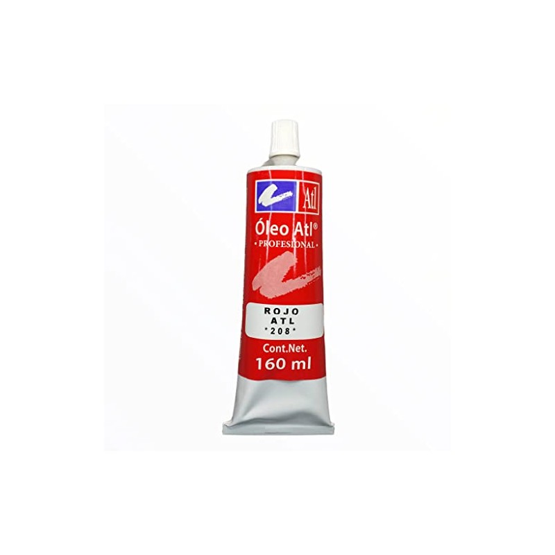 Pintura P/Oleo Atl T40 160 Ml. Tubo B0/1 Rojo 208