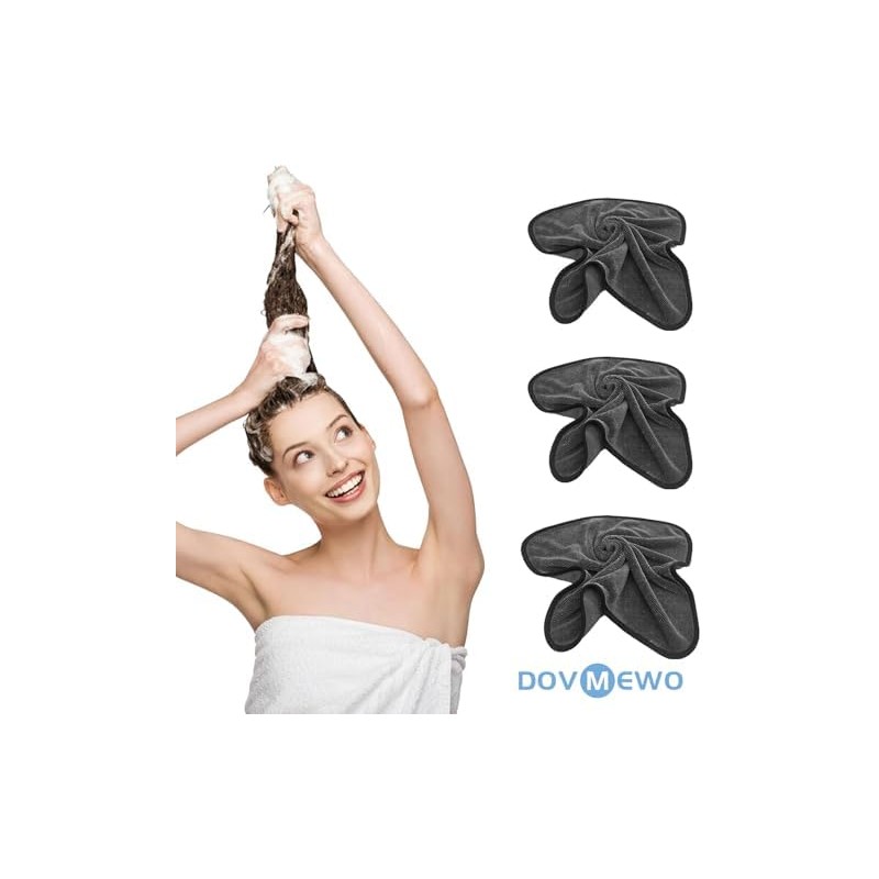 DOVMEWO Shiny Wipes Shower Cleaning Cloths, 3pcs Shiny Bath Drying