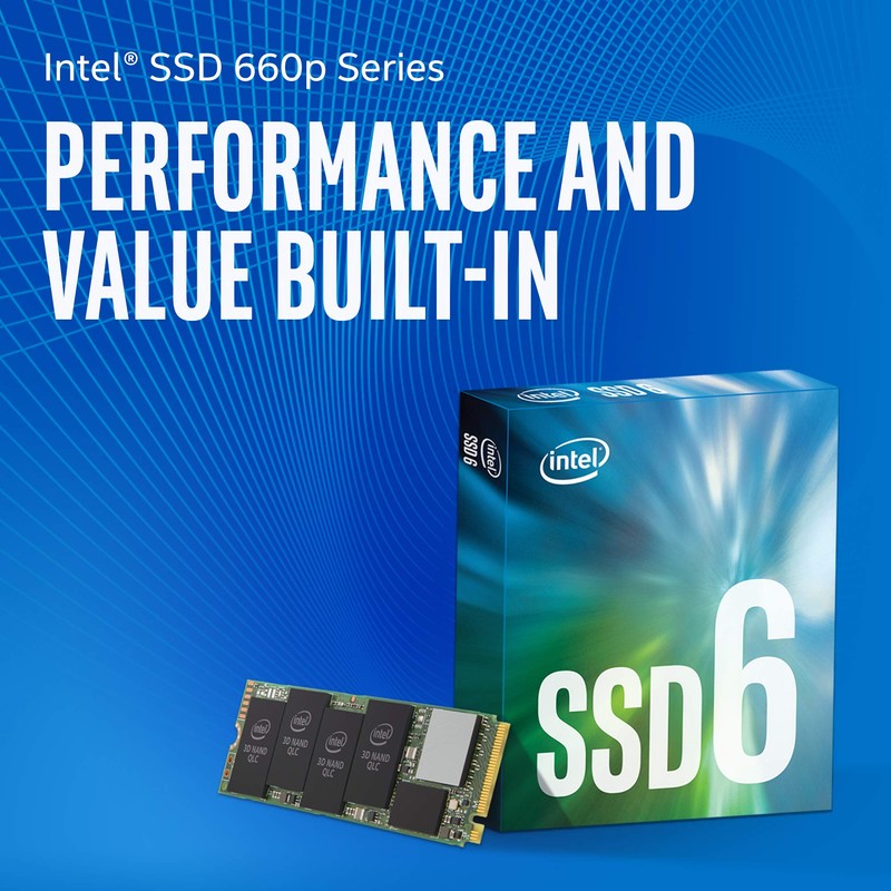 Intel 660p Series M.2 2280 512GB PCIe 3.0 x4, NVMe