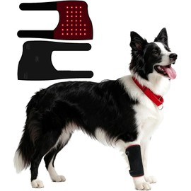 Cinturón De Terapia De Luz Roja E Infrarroja LED (660 NM Y 850 NM) 2 Pieces 3 Niveles De Brillo, Temporizador De 5 a 30 Minutos, Portátil, Ponible, Inalámbrico, Recargable, Para Mascotas