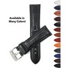 Bandini 18mm Mens Italian Leather Watch Band Strap - Black