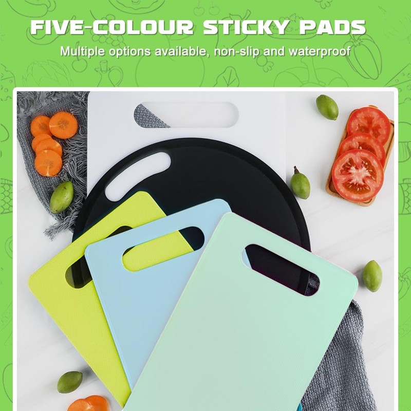 milaosk 5 Pack Small Chopping Board,Mini Coloured Chopping Boards Set