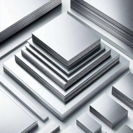 1 mm to 5 mm sheets cut plate made of aluminium, steel, zinc, stainless steel, brass, deep-drawn sheet as selected