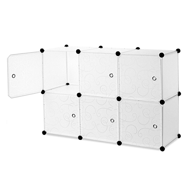 Work-It! Cube Storage Organizer - 12 Cubes | Stackable Portable