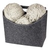 Reflects Longmont Felt Magazine Rack Magazine Rack Grey