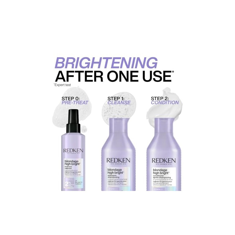 Redken High Bright Conditioner, aufhellend für blondes Haar, 300 ml