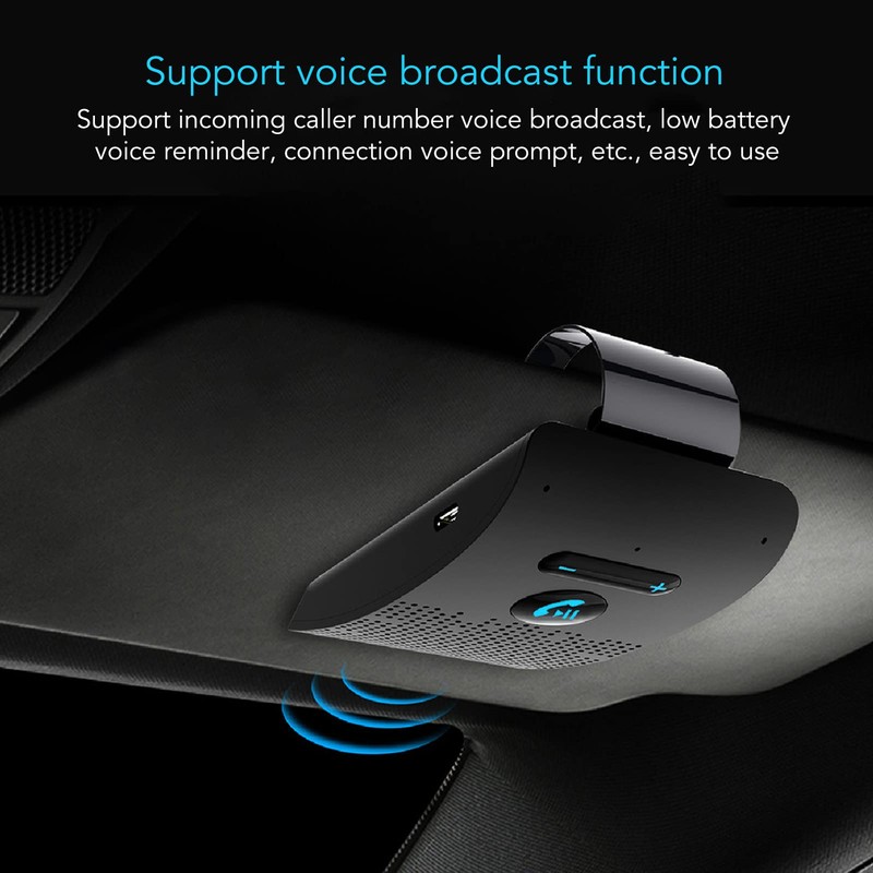 Handsfree Bluetooth for Phone Car Kit, Bluetooth Car Speaker Auto