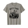 Safety Third, Guys Grizzly Bear, Cowboy Riding Bear Costume T-Shirt