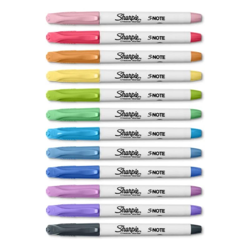 Pack x12 Marcadores Resaltador De Texto Sharpie S Note