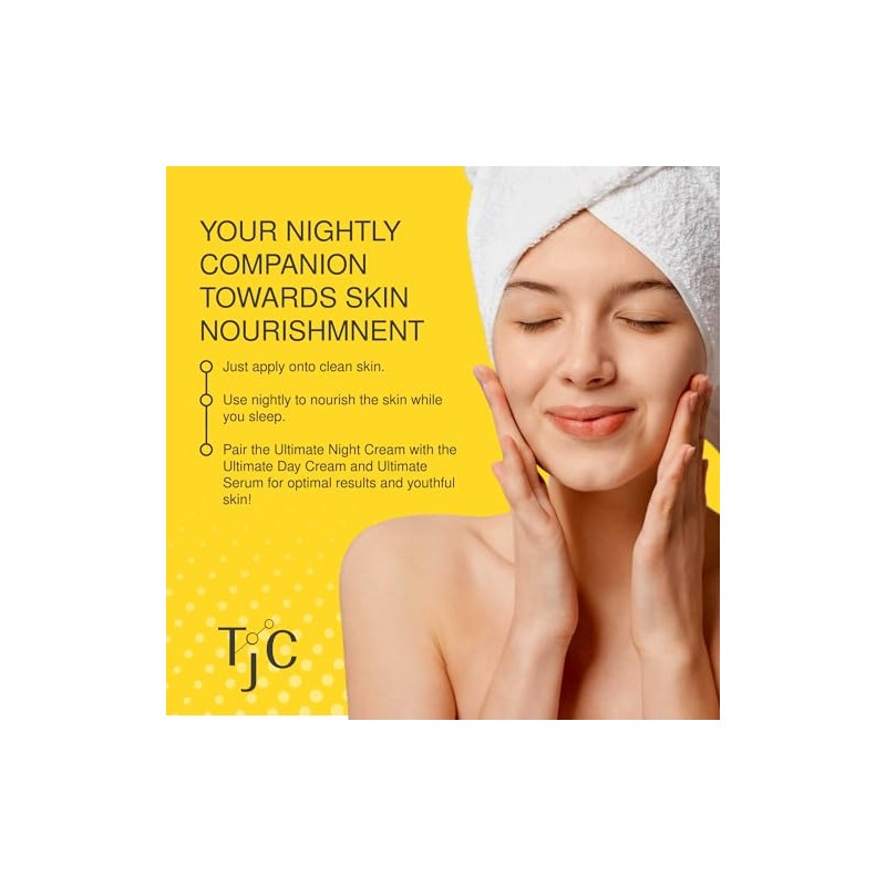 Crema de noche definitiva Reduce visiblemente las arrugas Mejora la