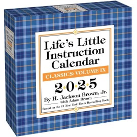 2025 Life's Little Instructions Page-A-Day Daily Desk/Box Calendar, NEW