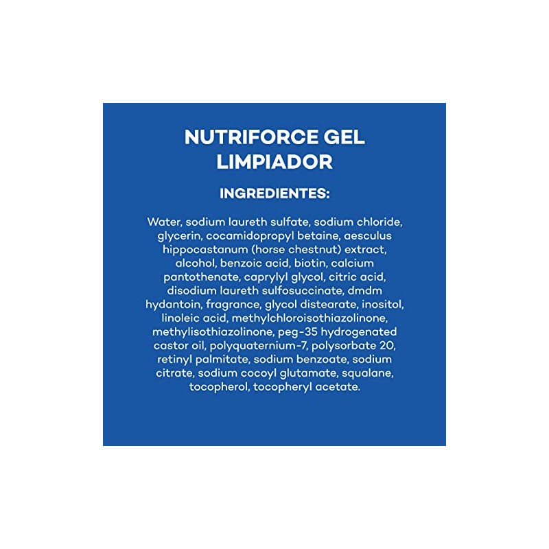 Darrow Nutriforce, Gel de Ducha Limpiador, Piel Seca, 240ml