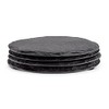 Coffee Culture Slate Coaster 4 Piece Set, 10 cm Size