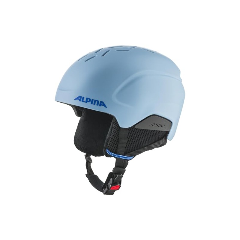 ALPINA PIZI Unisex Youth Ski Helmet, Smoke-Blue Matt, 46-51 cm