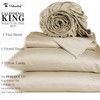 URBANHUT 700 Thread Count Egyptian Cotton Sheets California King Size,