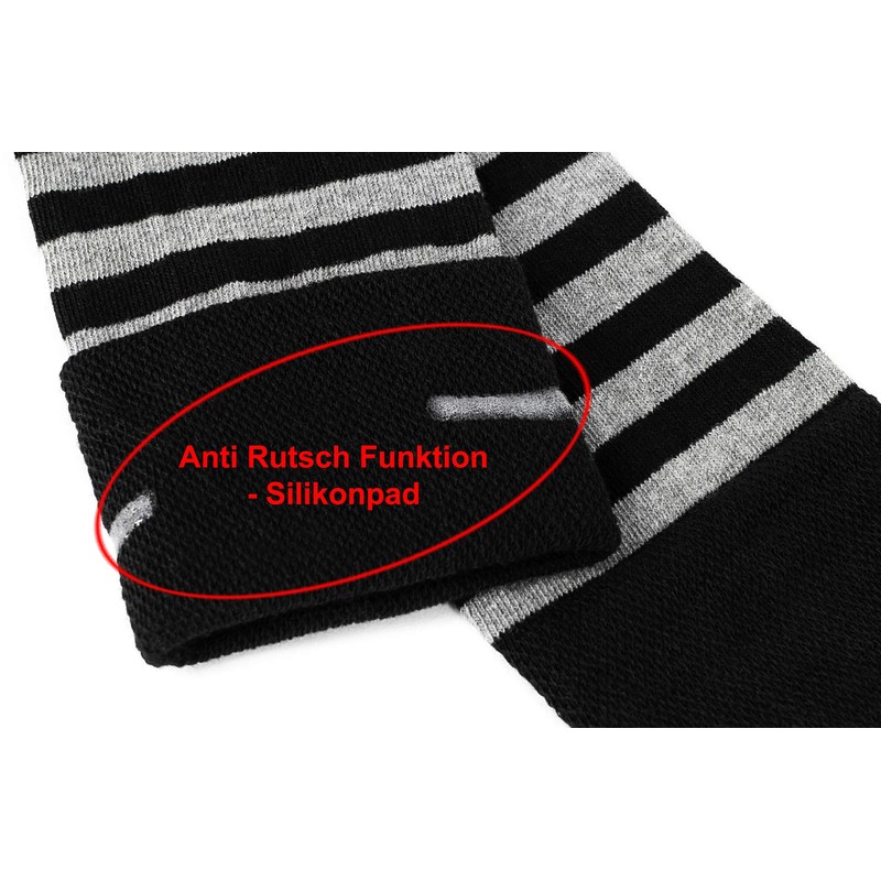 Yenita 2 Pairs Ladies Over Knee Over Knee Socks Ringed