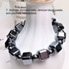 0.4in Terahertz Bracelet Rectangle Beads Good Thermal Conductivity Natural Terahertz