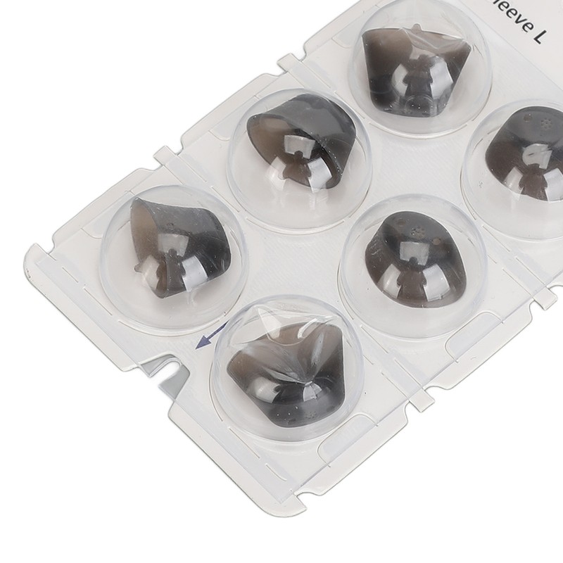 6pcs Silicone Click Sleeve Accessory Protect Ears Washable Sound Amplifier