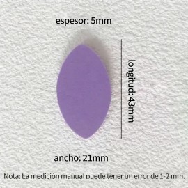 Kit De 50 Esponjas De Práctica Pestañas Entrenamiento Colore