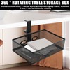 GBKDQQ Under Desk Drawer, 360° Organiser Drawers Desk Organiser with