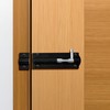 Primes DIY Heavy Duty Tower Bolt, Black, 10 Inch, Steel,