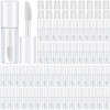 Patelai 100 Pieces Clear Mini Lip Gloss Tube Refillable Empty
