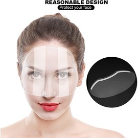 100 Uds Microblading Maquillaje Permanente Ducha Protectores Faciales Viseras Peluquería Salón de Peluquería Tinte para el Cabello Laca para el Cabello Escudo Cara Ojos Proteger