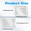 4 PCS Eraser Shield Stainless Steel Drawing Template Shield Drafting