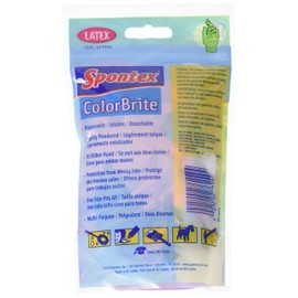 Spontex ColorBrite Latex Gloves