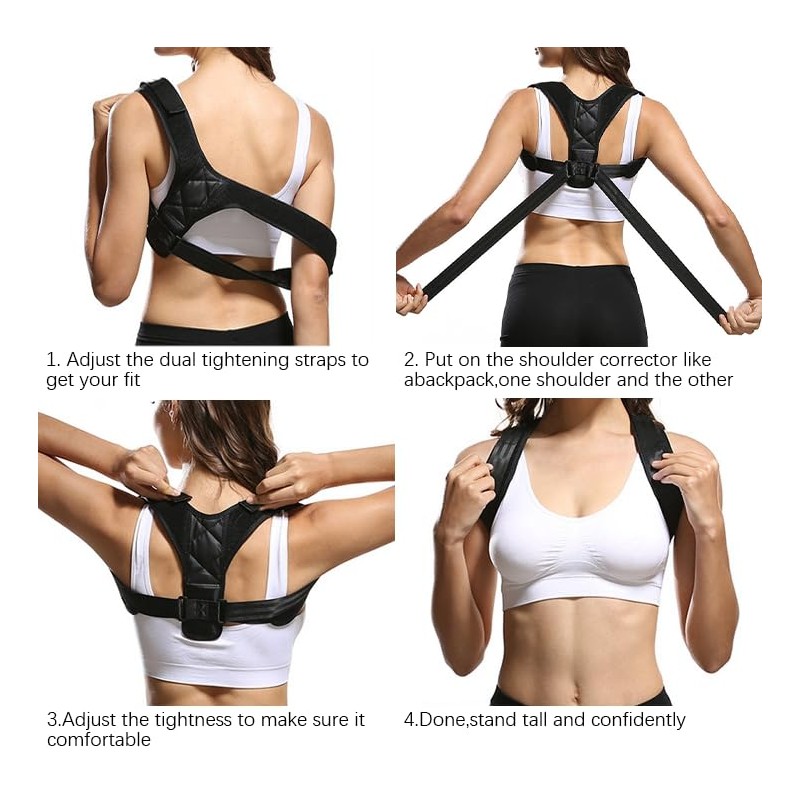 MUNSKT Back Straightener Posture Correction for Ergonomic and Healthy Posture