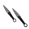 27" Scimitar Style Black Tactical Fixed Blade Machete With 2