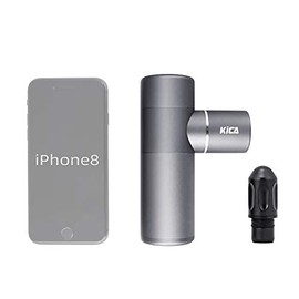 KICA Electirc Handheld Massager Gun,Professional Deep Tissue Muscle Massager Gun with 4 Speed Levels 4 Massage Heads