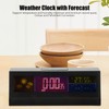 Electronic Weather Clock Digital Weather Forecast Monitor with Calendar Display